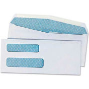 Universal® Double Window Business Envelopes, #8, 8-5/8"W x 3-5/8"H, White, 500/Pack
