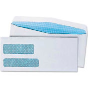 Universal® Double Window Business Envelopes, #9, 8-7/8"W x 3-7/8"H, White, 500/Pack