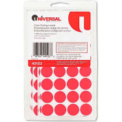 Universal® Permanent Self-Adhesive Color-Coding Labels, 3/4in dia, Red, 1008/Pack