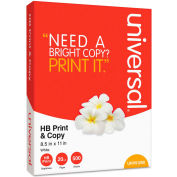 Copy Paper - Universal® Multipurpose Paper, White, 8-1/2" x 11", 20 lb., 5,000 Sheets/Carton