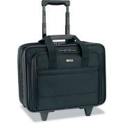 SOLO® Classic Rolling Case, 15.6", 16 x 5 1/2 x 15, Black