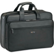 SOLO® Classic Smart Strap Briefcase, 16", 17 1/2 x 5 1/2 x 12, Black