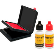 U. S. Stamp & Sign® Stamp Pad Refill, 2 3/8 x 4, Red/Black