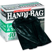 Handi-Bag® Super Value Pack Trash Bag 33 Gallon 0.70 Mil, Black 40 Bags/Box - WBIHAB6FTL40