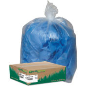 Earthsense® Commercial Recycled Can Liners 31-33 Gallon 1.25 Mil, Clear 100 Bag/Box-WBIRNW4015C
