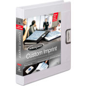 Wilson Jones® Custom Imprint Presentation Binder, 1" Capacity, White