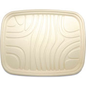World Centric® Fiber Trays, PLA Lined, PFAS Free, 1-Compartment, 18 x 14 x 1, Natural