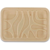 World Centric® Fiber Trays, PLA Lined, PFAS Free, 1-Compartment, 8.2 x 5.7 x 0.7, Natural