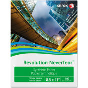 Xerox™ Revolution NeverTear Paper, White, 5 mil, 8-1/2" x 11", 500 Sheets/Ream