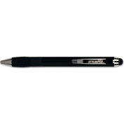 Zebra StylusPen Ballpoint Retractable Pen, 1.0mm Point, Black Ink, Black Barrel, 1/Pack
