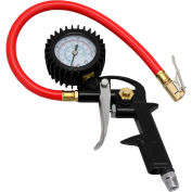 EXELAIR Analog Pistol Grip Tire Inflator/Deflator Gauge Kit, 0 to 120 PSI - EX0510PKIT