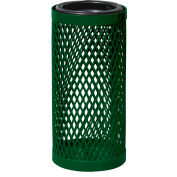 UltraPlay Metal Thermoplastic Coated Ash Urn, Diamond Patterned, Red - EX-12-RED