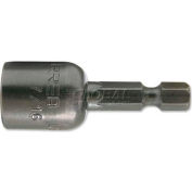 Urrea SAE Heavy-Duty Magnetic Power Nut Driver, 10504X, 1/4" Drive, 1/4" Tip, 2 9/16" Long