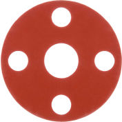 Full Face Silicone Flange Gasket for 2 -1/2" Pipe-1/8" Thick - Class 150