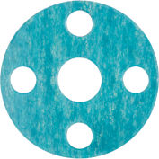 Raised Face Aramid/Buna-N Flange Gasket for 1" Pipe - 1/8" Thick - Class 300