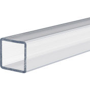 USA Sealing Polycarbonate Rectangular Tube 12&quot;L x 3/4&quot;W, Clear