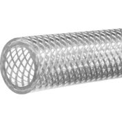 Reinforced High Pressure Clear PVC Tubing-1"ID x 1-1/4"OD x 100 ft.