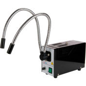 AmScope HL250-BY 150W Dual Gooseneck Fiber Optic Illuminator