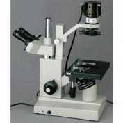AmScope IN200TB-9M 40X-800X Inverted Tissue Culture Microscope with 9MP Digital Camera