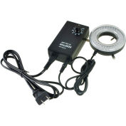 AmScope LED-64-ZK 64-LED Microscope LED Ring Light with Adapter