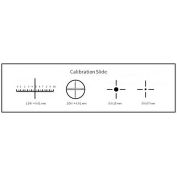 AmScope MR400 Stage Micrometer Calibration Slide with 4-Scales For Microscopes