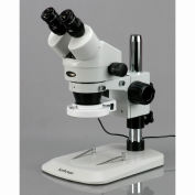 AmScope SM-1BN-64S 7X-45X Inspection Zoom Stereo Microscope with 64-LED Ring Light