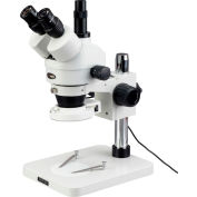 AmScope SM-1TSX-144S 3.5X-45X Dissecting Trinocular Zoom Stereo Microscope with 144-LED Light