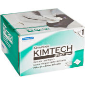 Kimberly-Clark Professional* Kimtech Science KimWipes Delicate Task Wipers, 4.4" x 8.4", Box of 280