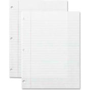 Sparco™ Notebook Filler Paper, 8" x 10-1/2", Wide Ruled, 3-Hole Punched, White, 200 Sheet/Pack