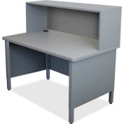 Marvel® Mailroom Utility Table, Riser, 52"H x 48"W, Slate Gray