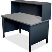 Marvel® Mailroom Utility Table, Riser, 52"H x 48"W, Black