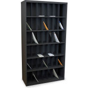 Marvel® Vertical Sorter with 42 Pockets, 80"H x 48"W, Black