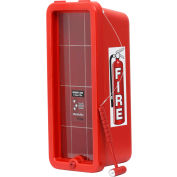 Cato Chief Plastic Fire Extinguisher Cabinet, Fits 5 Lbs. Extinguisher, Red