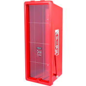 Cato Chief Plastic Fire Extinguisher Cabinet, Fits 20 Lbs. Extinguisher, Red