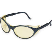 Honeywell Uvex™ S1603 Bandit Safety Glasses, Black Frame, Espresso Lens, 1 Pair