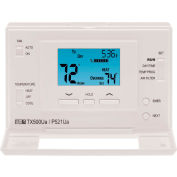 LUX Low Voltage Digital 7-Day Programmable Thermostat P521U - 2 Stage Heat 1 Cool Heat Pump 24 VAC