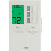 LUX Low Voltage Digital 7-Day Programmable Thermostat P711V - 1 Stage Heat and Cool 24 VAC - Pkg Qty 10