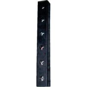 High-Impact Hardened Molded Dock Bumper DBE-30-1 - 30"L x 4.5"W x 3"H - Sold Each