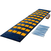 5-10 MPH Rubber Speed Hump with Asphalt Kit 23-1/2"W x 108"L