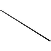 Fiberglass Pallet Wand for Strapping, 52-3/4"L x 1"W x 1/8"D, Black