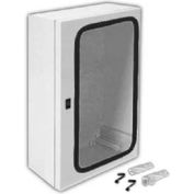 Vynckier ANG1208FPHA ARIA 12" X 8" Non-Metallic Enclosure, Gasket Window, 1/4 Turn Handle Enclosures