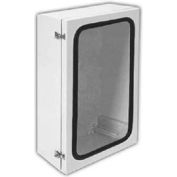 Vynckier ANG2416PL ARIA 24" X 16" Non-Metallic Enclosure, Gasket Window, Padlockable Latches