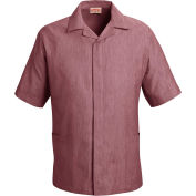 Red Kap® Pincord Shirt Jacket Short Sleeve Burgundy Pincord XL - 1S00