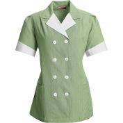 Red Kap® Double-Breasted Lapel Tunic Short Sleeve Hunter Pincord Regular-L - 9S03