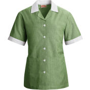 Red Kap® Single-Breasted Tunic Short Sleeve Hunter Pincord Regular-3XL - 9S05