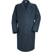 Red Kap® Men's Lab Coat, Navy, Poly/Combed Cotton, Regular, 52"