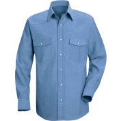 Red Kap® Men's Deluxe Western Style Shirt Long-3XL SC14-SC14LBLN3XL