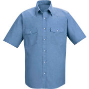 Red Kap® Men's Short Sleeve Deluxe Western Style Shirt 2XL SC24-SC24LBSSXXL