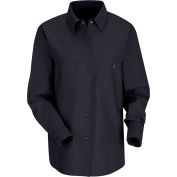 Red Kap® Women's Industrial Work Shirt Long Sleeve Navy Regular-2XL SP13