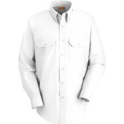 Red Kap® Men's Solid Dress Uniform Shirt Long Sleeve White M-345 SP50